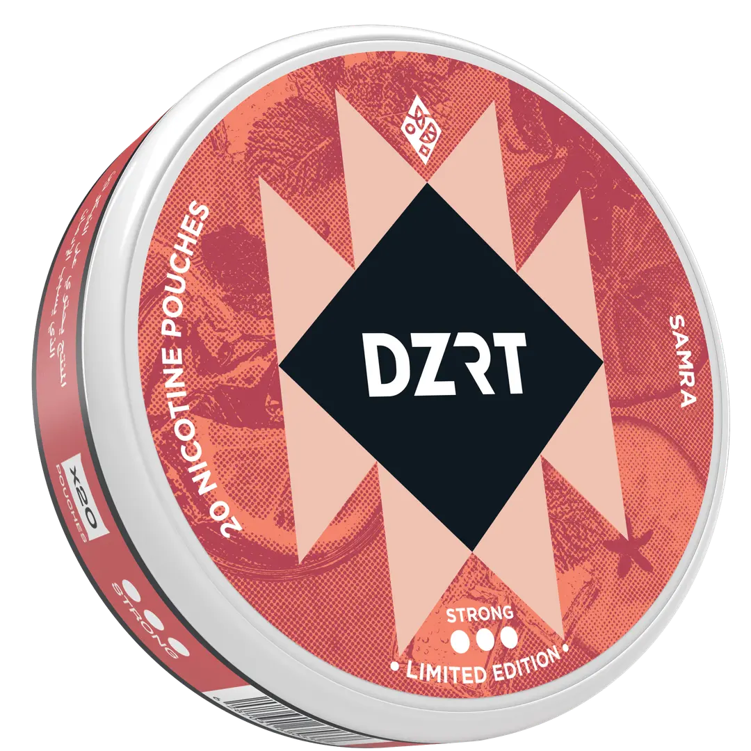 DZRT SAMRA Nicotine Pouch | 20 Pouches (Limited Edition) Fruity Mix Strong 10mg