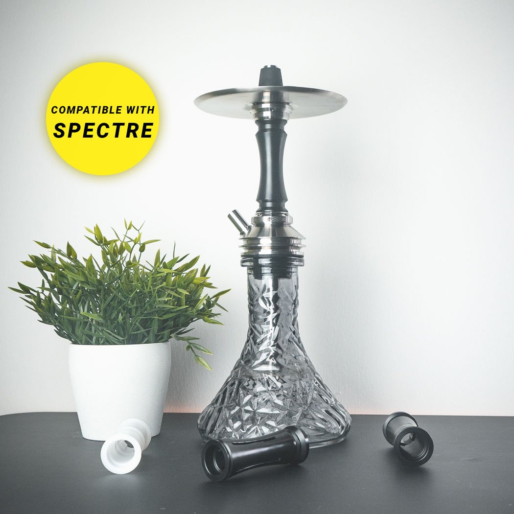 VYRO MOD Sleeve V1 Poly White (Set of 2 Pieces) – Premium Hookah Customization Kit - Shishabox JO