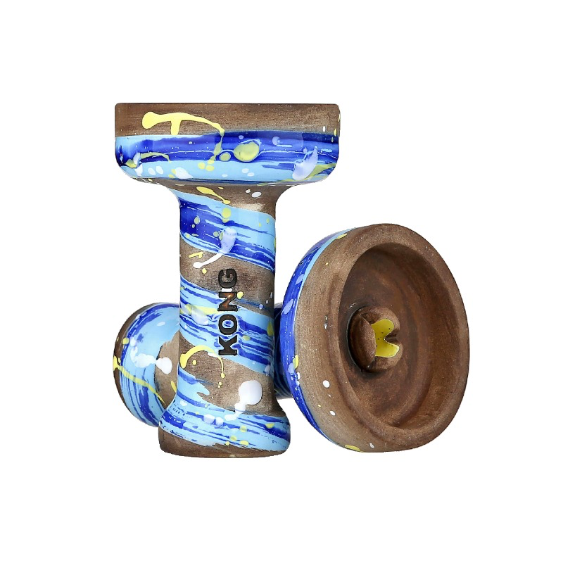 Kong Crazy Space Phunnel Glaze Hookah Bowl (Van Gogh Blue)