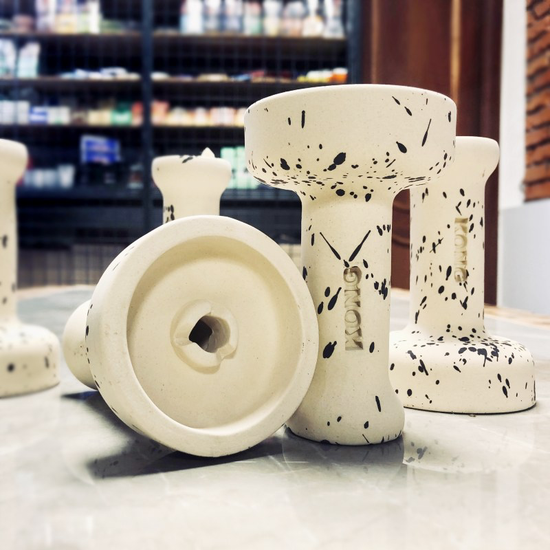 Kong Crazy Phunnel Hookah Bowl (Cream White)