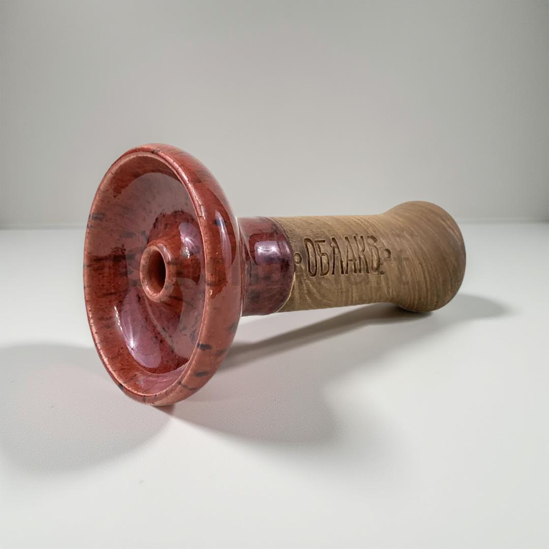 Original Russian Oblako Bowl Phunnel Shape Glaze Top Brown