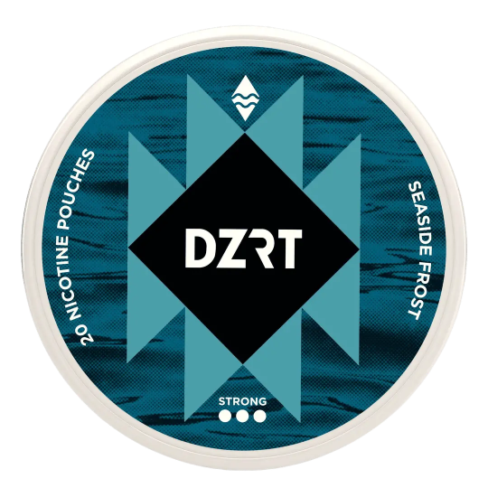 DZRT Seaside Frost Nicotine Pouch | 20 Pouches (Refreshing Mint) Strong 10mg