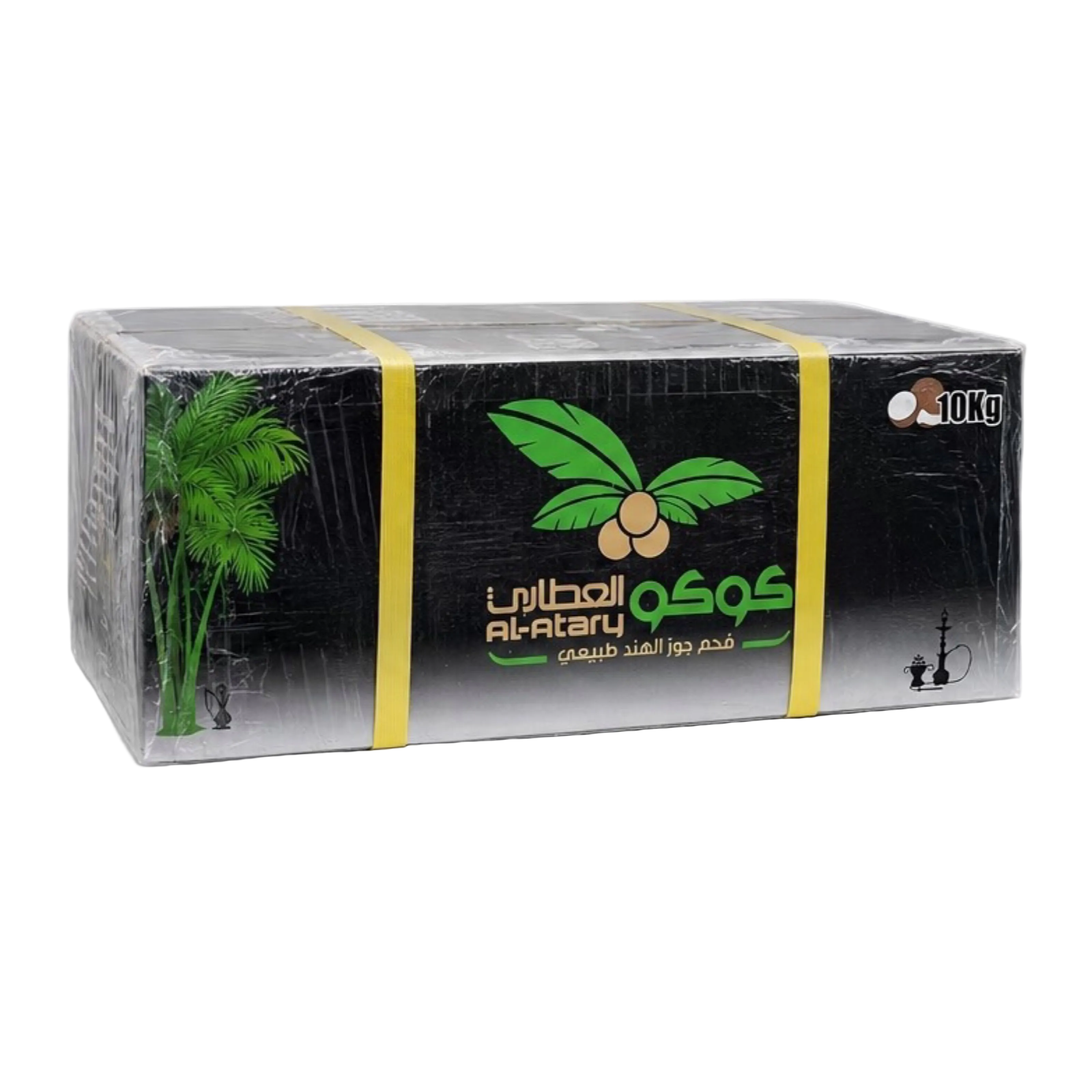 AL ATARY Natural Coconut Charcoal 10 KG – Premium Shisha Charcoal - Shishabox JO