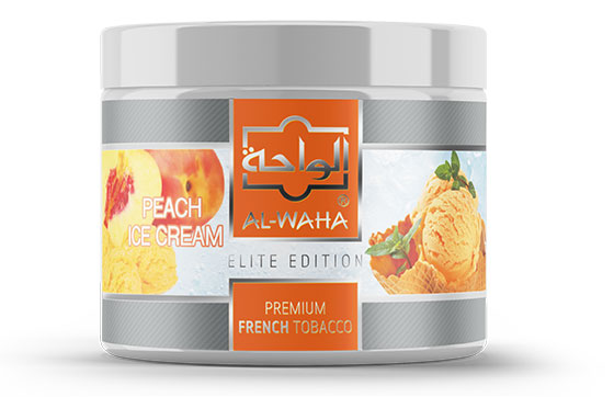 Al Waha Molasses Peach Ice Cream Blond - معسّل الواحة بوظة الدراق أشقر