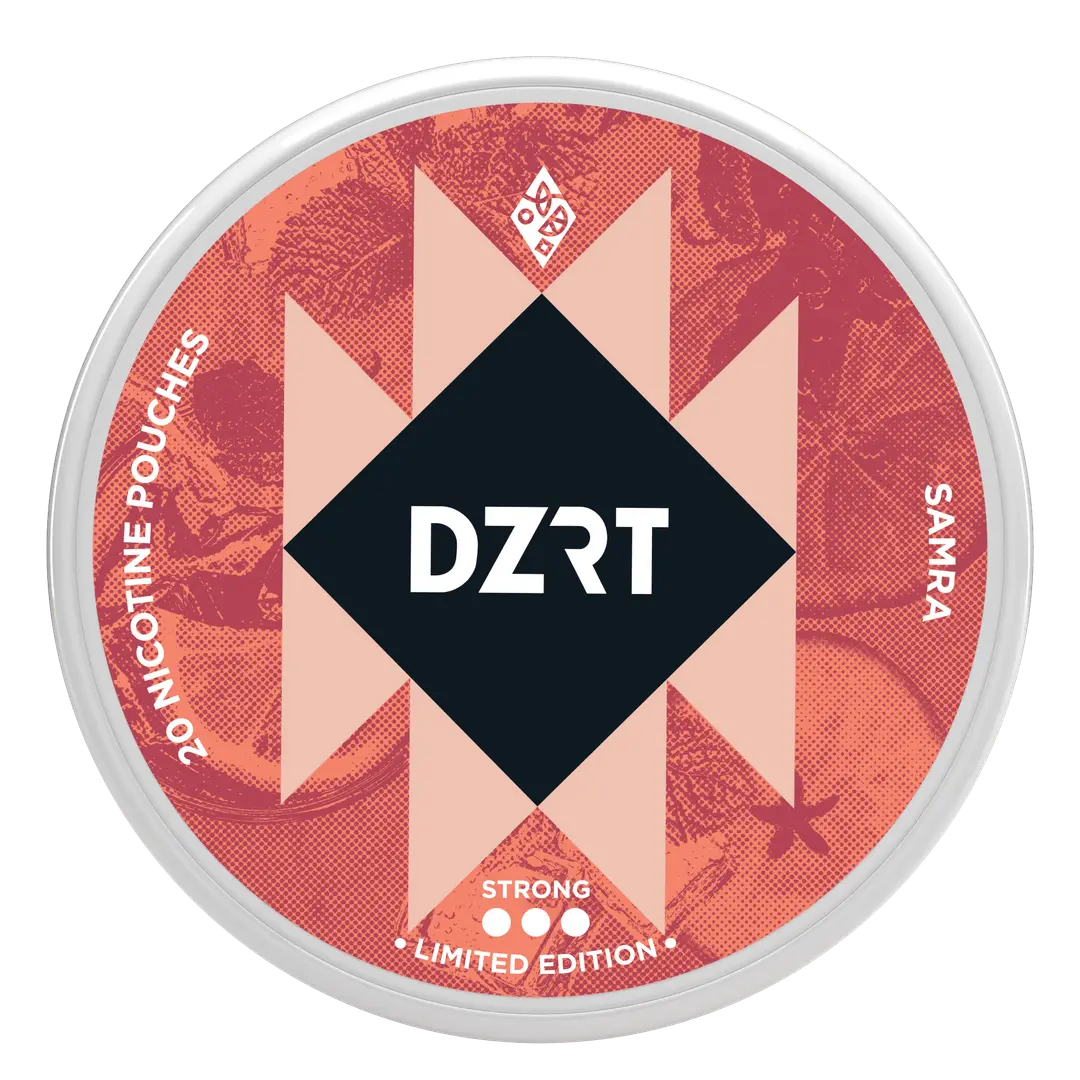 DZRT SAMRA Nicotine Pouch | 20 Pouches (Limited Edition) Fruity Mix Strong 10mg