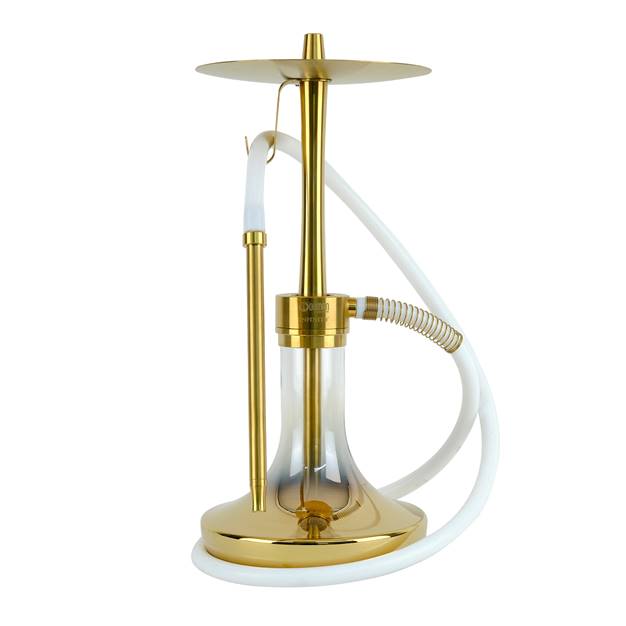 Oduman INFINITY HOOKAH - Gold Body Gold Glass - Shishabox JO