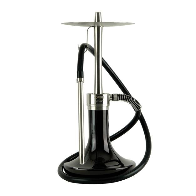 Oduman INFINITY HOOKAH - Silver Body Black Glass - Shishabox JO