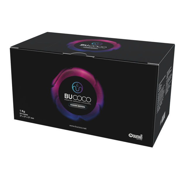 BUCOCO FUSION EDITION - 1 KG HOOKAH CHARCOAL 27mm - Shishabox JO
