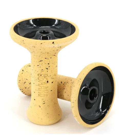 Original Russian Oblako Bowl Phunnel Mono Yellow Blak