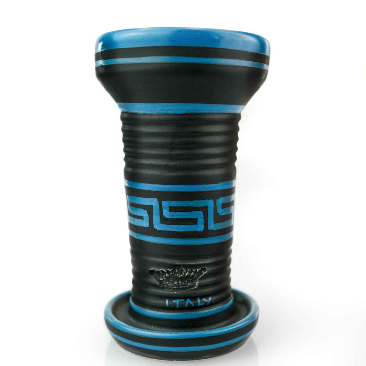 OLLA Bowl ADE BLU - Funnel Shape Black Matt and Blue