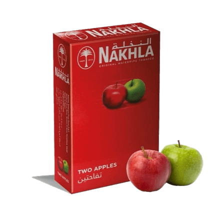 Al Nakhla Molasses Two Apples Blond - معسّل النخلة تفاحتين أشقر - Shishabox