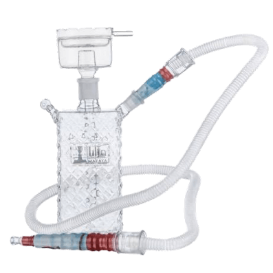 Mazaya glass shisha (Crystal) - أرجيلة مزايا الزجاجية كريستال - Shishabox