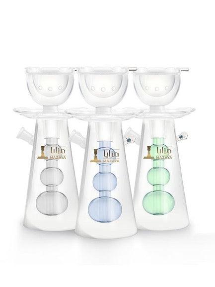 Mazaya Glass Shisha (New) - ارجيلة مزايا الزجاجية الجديدة - Shishabox