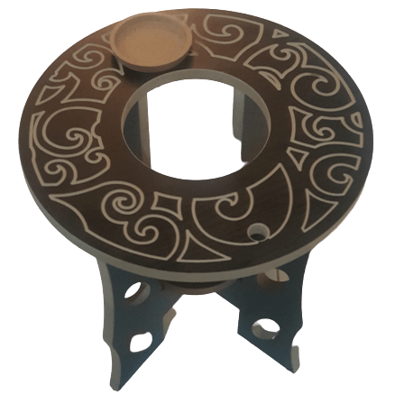 Shisha Tea Table - طاولة أرجيلة خشبية - Shishabox