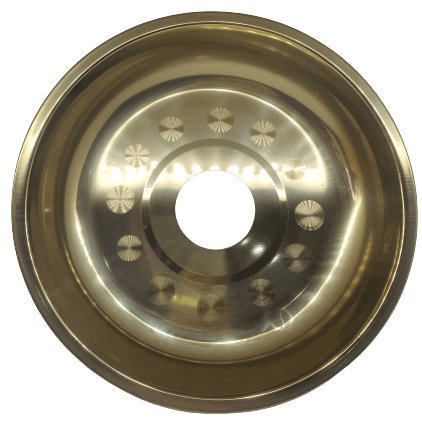 Classic Ashtray Gold - صحن أرجيلة ذهبي - Shishabox