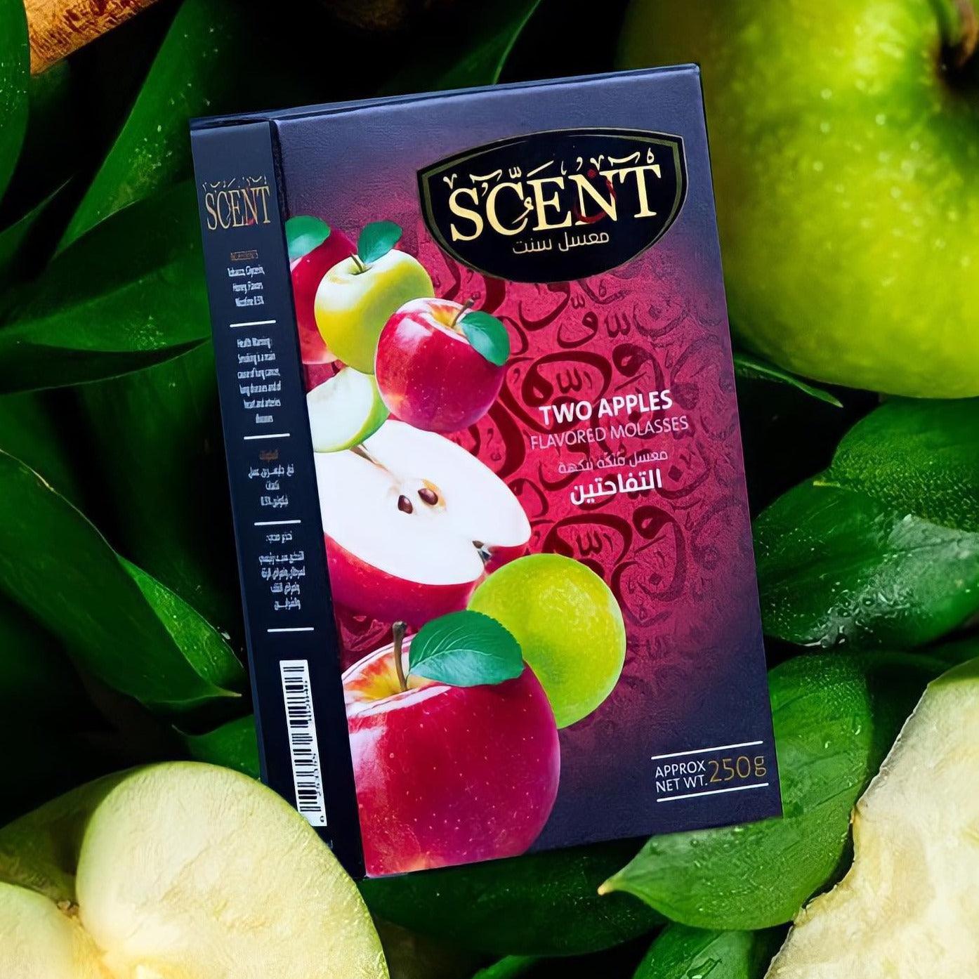 Scent Molasses Two Apples - معسل سنت تفاحتين اشقر - Shishabox