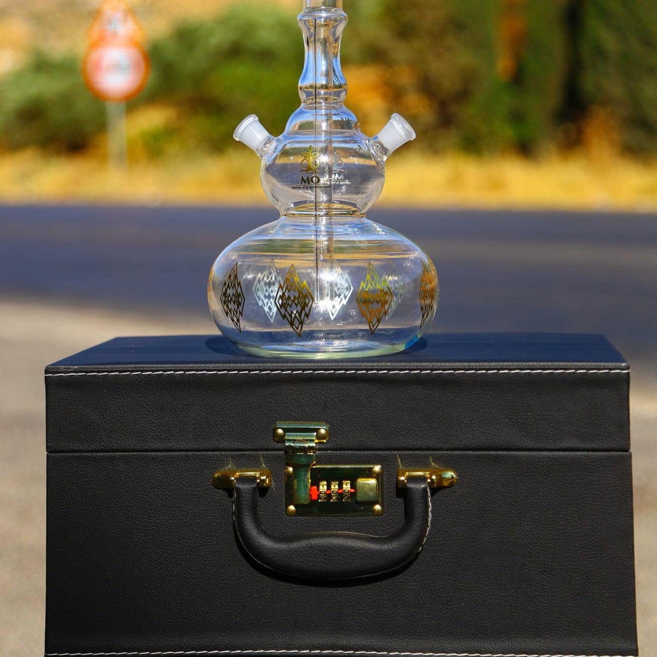 MO Glass Shisha MO-28 (Large) - ارجيلة ام او الزجاجية - Shishabox