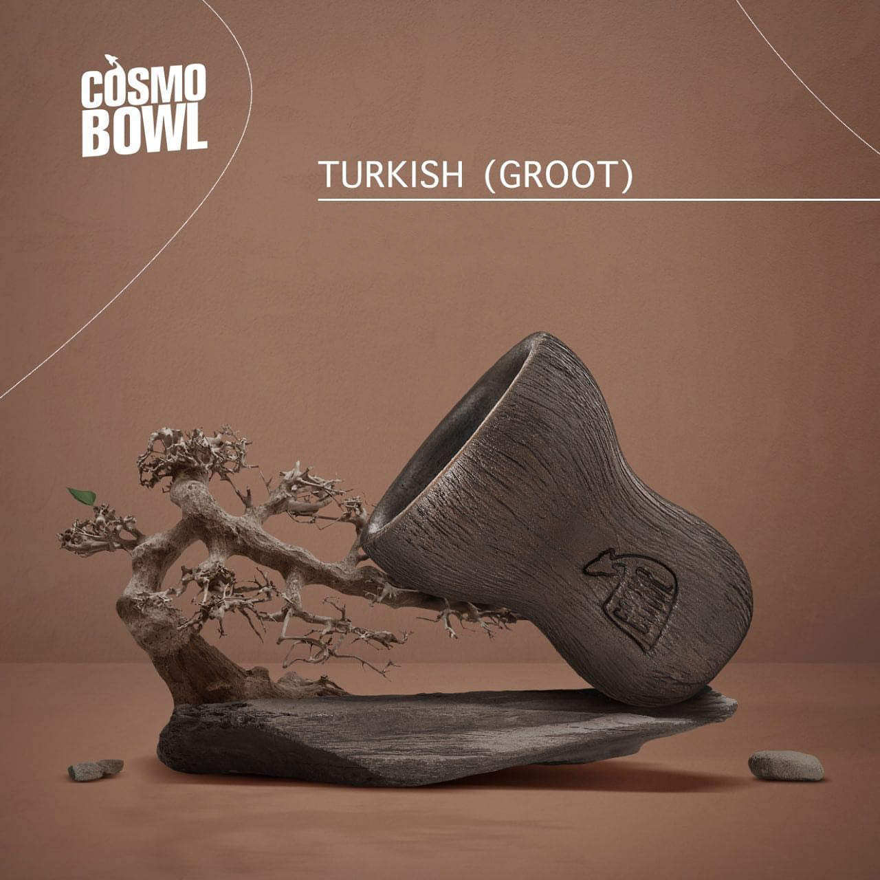 COSMOBOWL TURKISH (GROOT) - a classic Turk with a tree skin