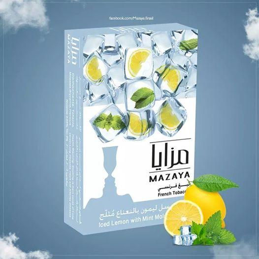 Mazaya Molasses Iced Lemon Mint - معسّل مزايا ليمون ونعنع مثلج - Shishabox