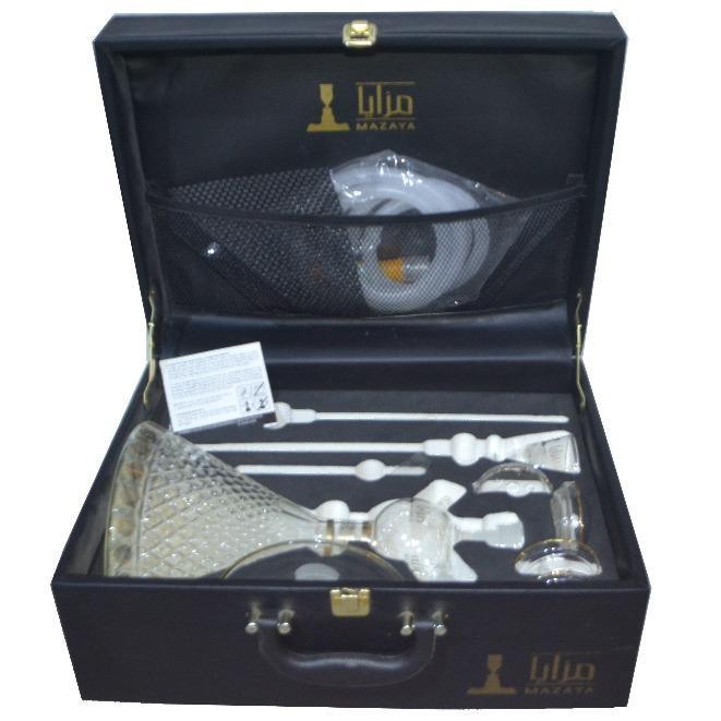 Mazaya glass shisha (Pyramid) - أرجيلة مزايا الزجاجية الهرم - Shishabox