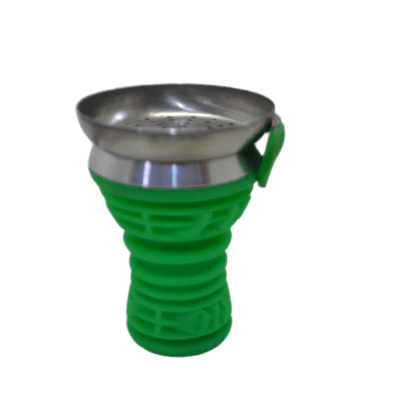 Tobacco Head Stainless & Silicone (Music) Green - راس أرجيلة ميوزك ستانلس و سيليكون - Shishabox