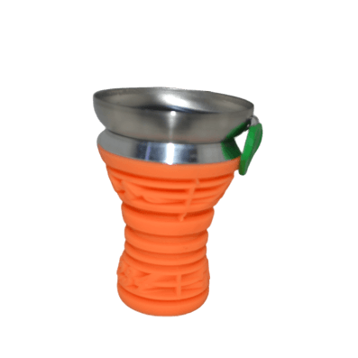 Tobacco Head Stainless & Silicone (Music) Orange - راس أرجيلة ميوزك ستانلس و سيليكون - Shishabox
