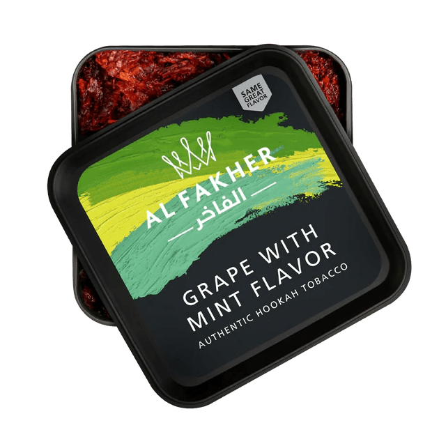 Al Fakher Molasses Grape with Mint Blond - معسّل الفاخر عنب بالنعناع أشقر - Shishabox