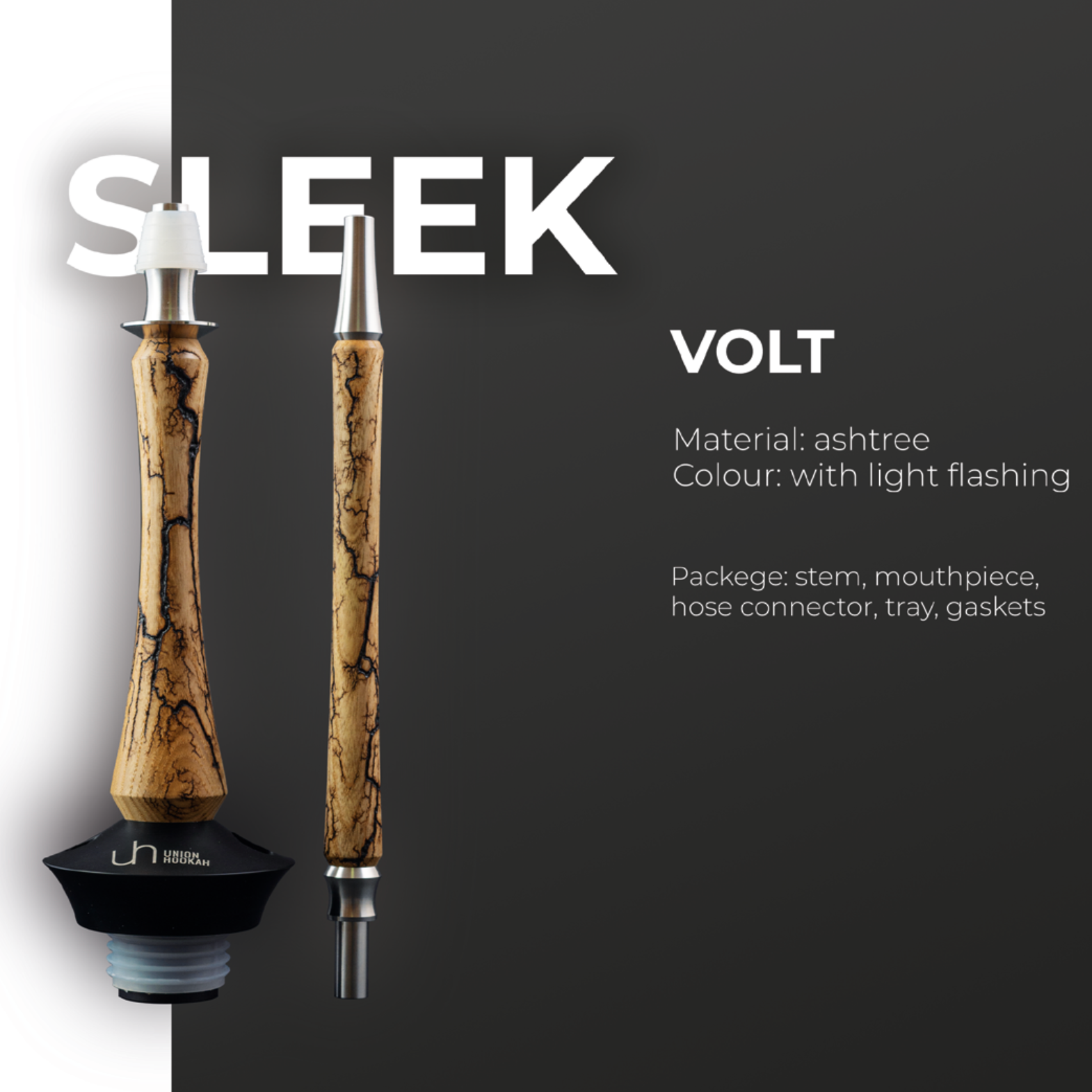 Union Hookah SLEEK - Volt Light Without Flask