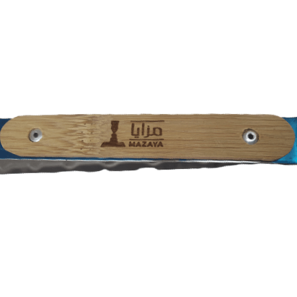 Steel & Wooden Charcoal Tong - ملقط فحم خشبي - Shishabox