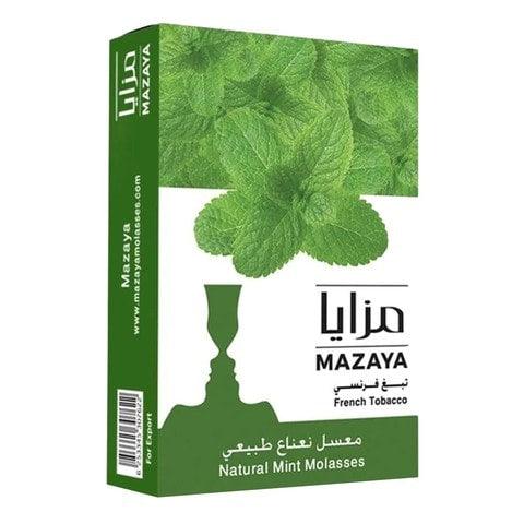 Mazaya Molasses Mint - معسّل مزايا نعناع أشقر - Shishabox