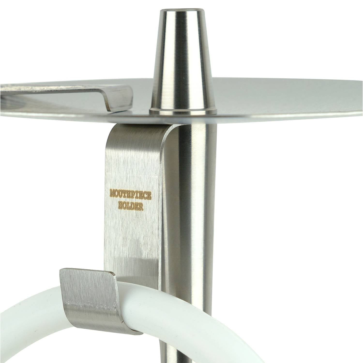 Oduman INFINITY HOOKAH - Silver Body White Glass