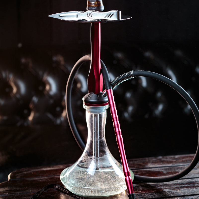 Pandora Falcon Hookah Stainless Steel Full Set Color Red