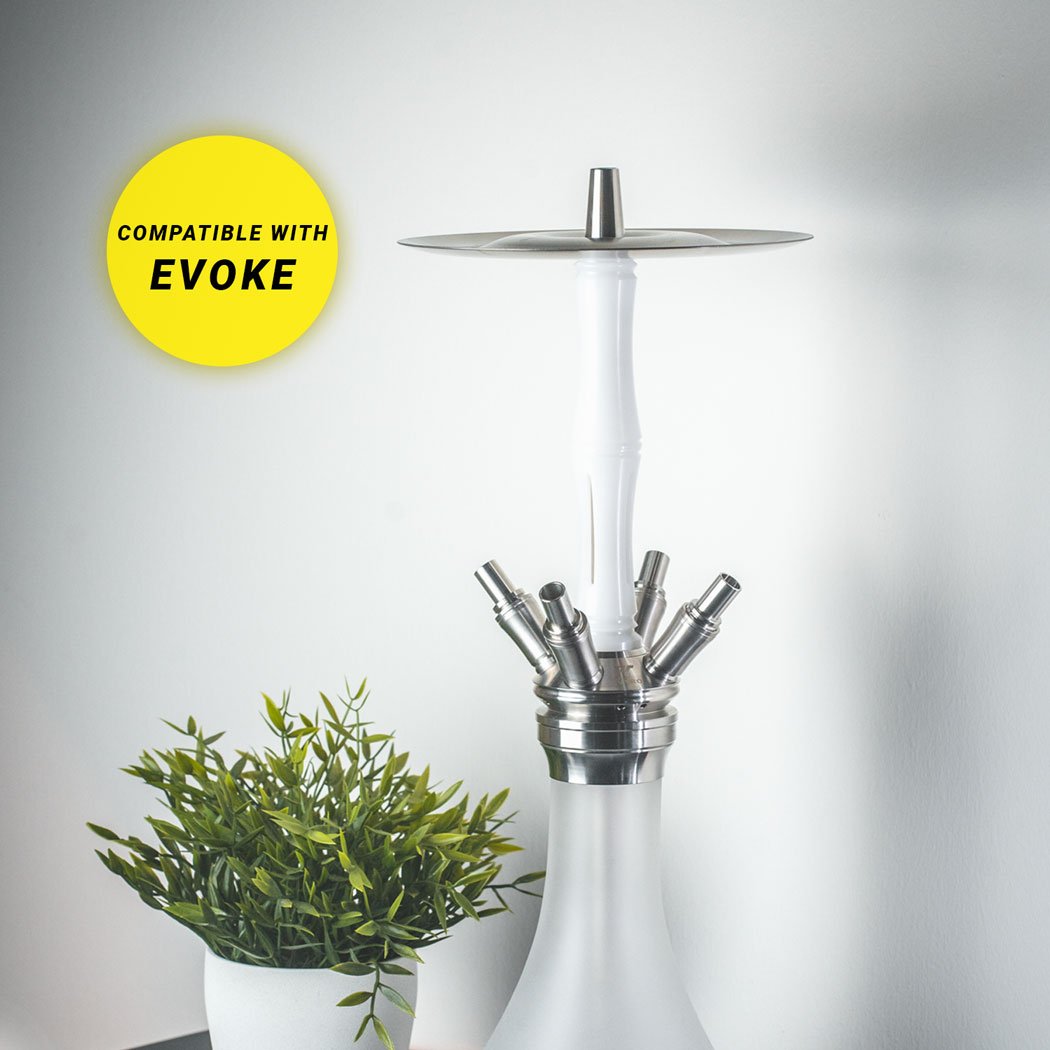 VYRO MOD Sleeve V1 Poly White (Set of 2 Pieces)  – Premium Hookah Customization Kit - Shishabox JO