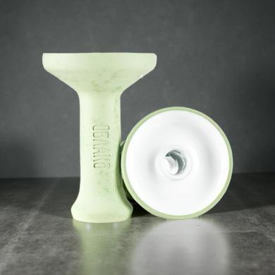 Original Russian Oblako Bowl Phunnel Mono Green
