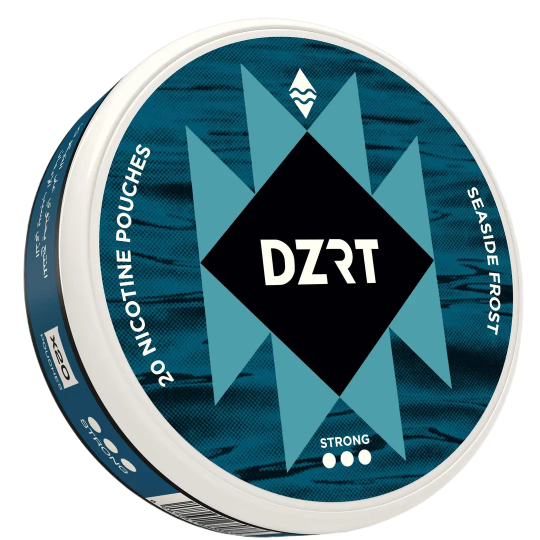 DZRT Seaside Frost Nicotine Pouch | 20 Pouches (Refreshing Mint) Strong 10mg