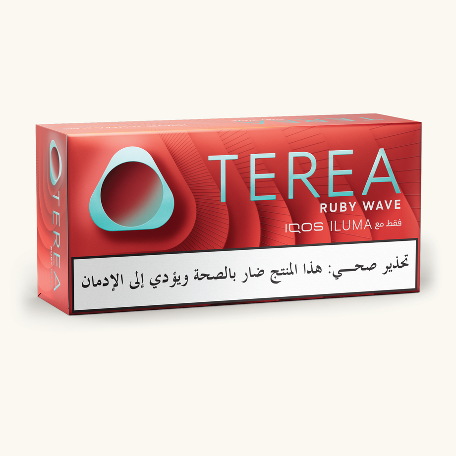Terea Ruby Wave Label Carton of 10 Packs - Shishabox JO