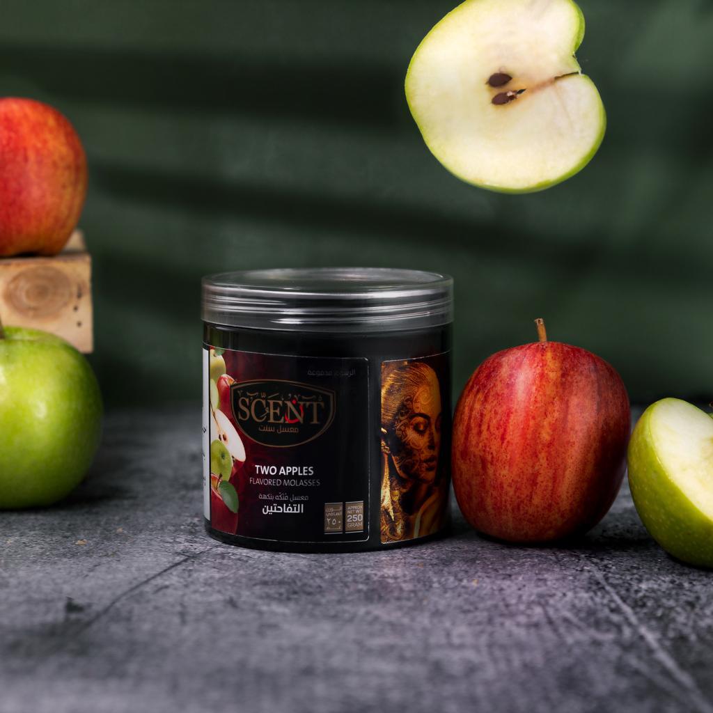 Scent Molasses Two Apples - معسل سنت تفاحتين اشقر