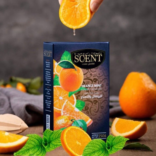 Scent Molasses Orange and Mint - معسل سنت برتقال بالنعناع