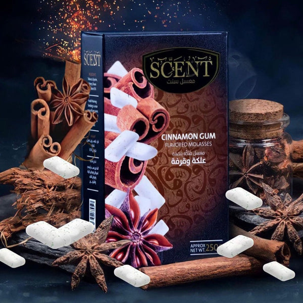 Scent Molasses Cinnamon Gum - معسل سنت علكة وقرفة