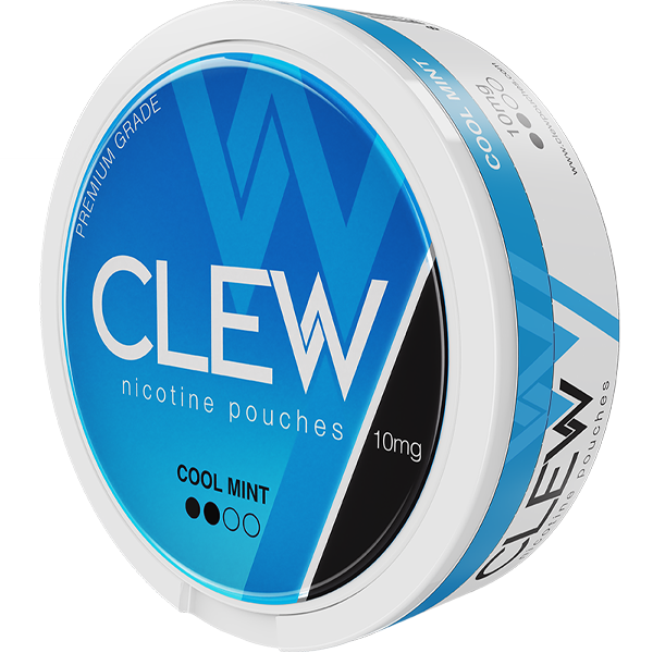 CLEW COOL MINT Nicotine Pouch | 20 Pouches - Easy Breezy Refreshment Mint 10mg