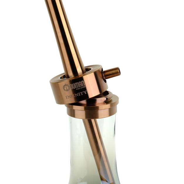Oduman INFINITY HOOKAH - Bronze Body Bronze Glass - Shishabox JO