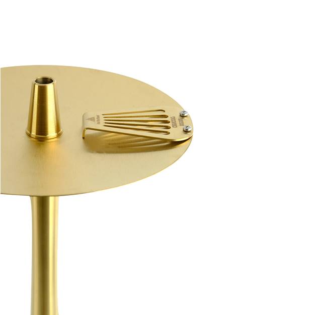 Oduman INFINITY HOOKAH - WHITE GLASS GOLD BODY - Shishabox JO