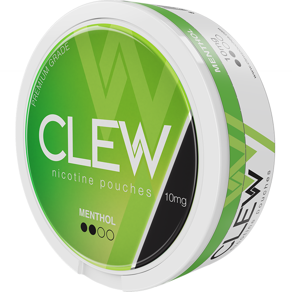 CLEW MENTHOL Nicotine Pouch | 20 Pouches - Crispy Cool 15mg