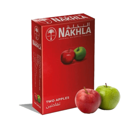 Al Nakhla Molasses Two Apples Blond  - معسّل النخلة تفاحتين أشقر - Shishabox