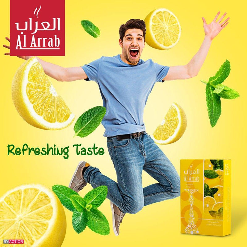 Al Arrab Molasses Lemon Mint - معسّل العراب ليمون ونعنع - Shishabox