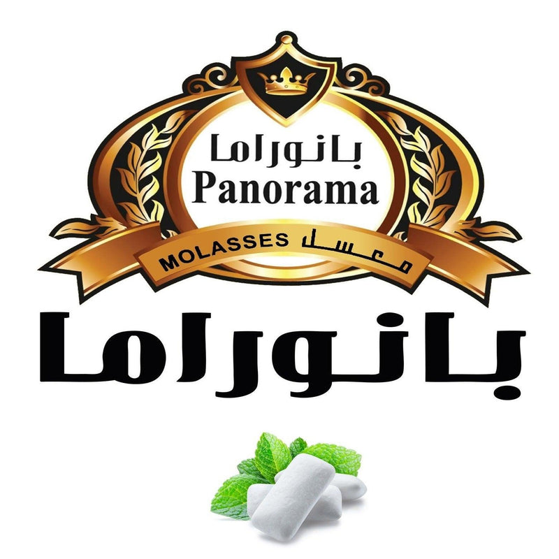 Panorama Molasses Gum Mint - معسل بانوراما علكة و نعنع - Shishabox