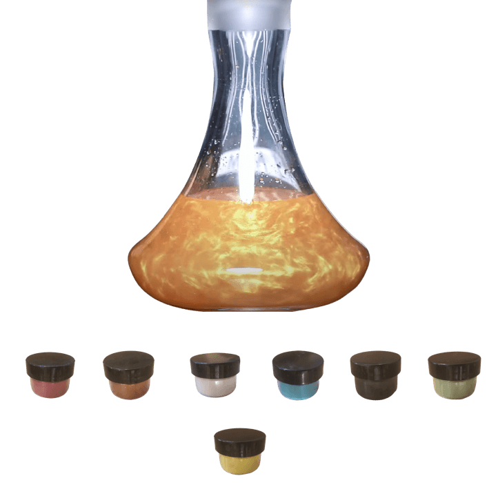 Lava Effect Powder To Hookah Base - مسحوق لاضافة لون حمم بركانية للقاعدة الزجاجية - Shishabox