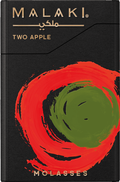 Two Apple Malaki Molasses - معسّل ملكي تفاحتين اشقر - Shishabox