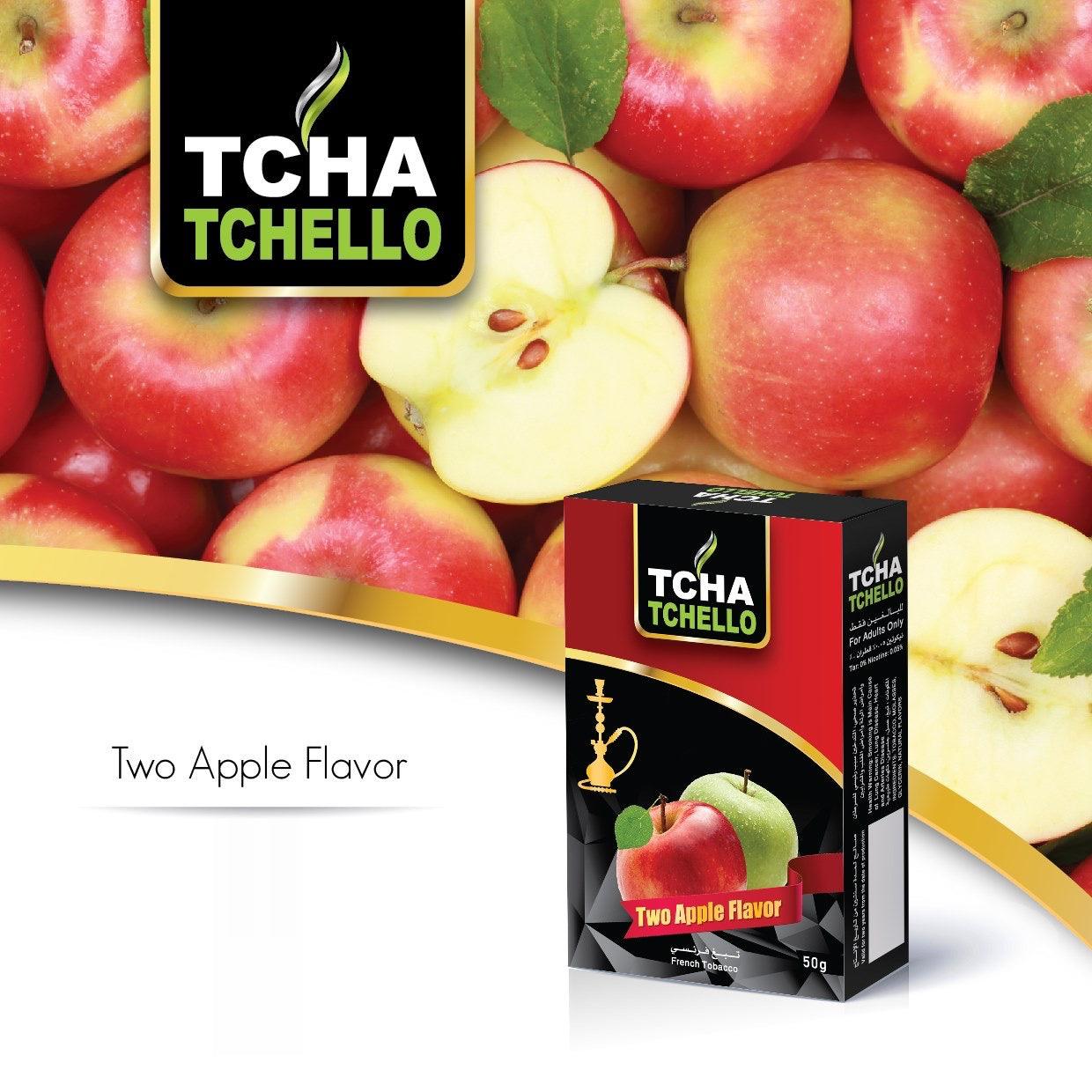 Tcha Tchello Molasses Two Apple - معسل تشا تشيللو تفاحتين أشقر - Shishabox
