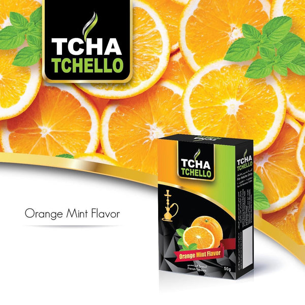 Tcha Tchello Orange & Mint - معسل تشا تشيللو برتقال و نعنع - Shishabox